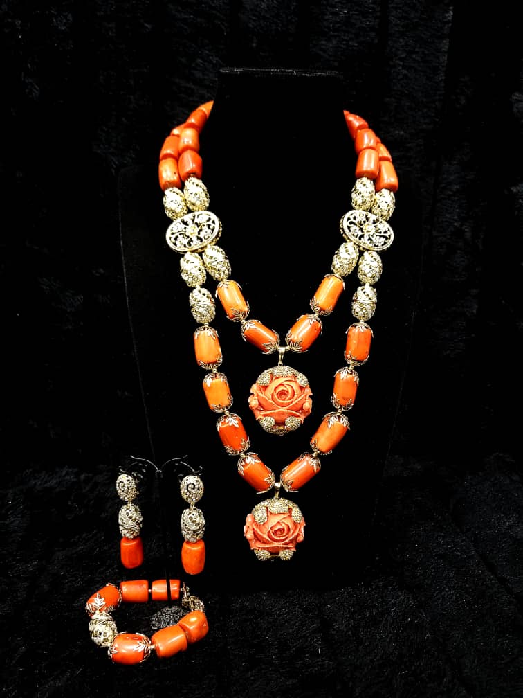 Queen Latifat Luxury Handcrafted Bead Set