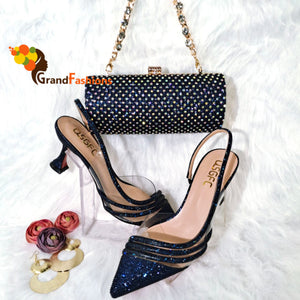 Queen Faiza Women's Premium Shoe & Bag Set