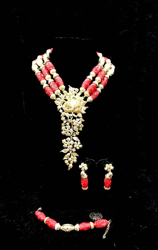 Queen Shola Luxury Handcrafted Bead Set