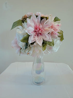Iridescent Floral Vase Centerpiece