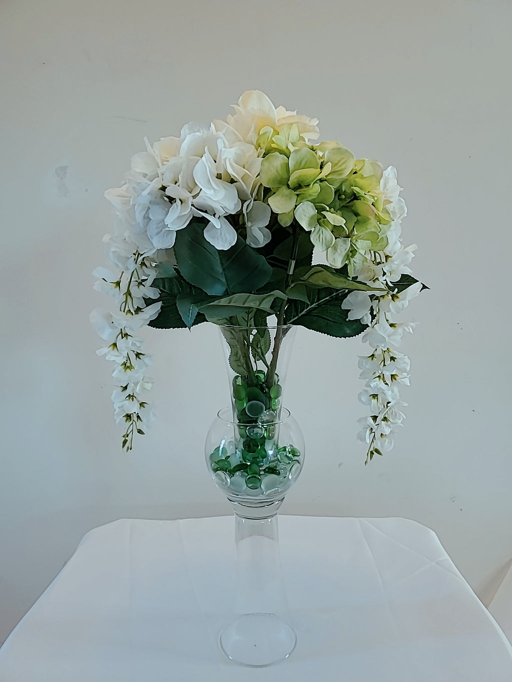 Glass Vase Floral Centerpiece