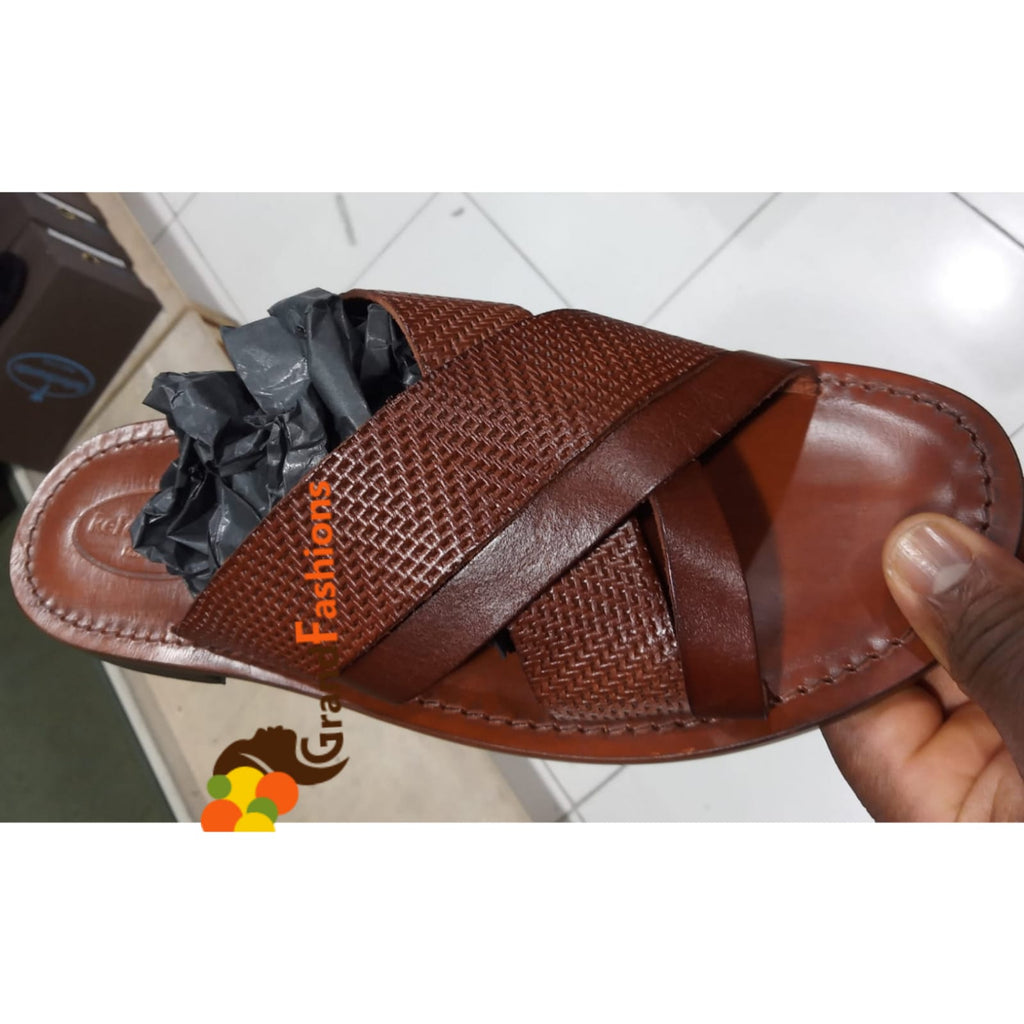 King Malik Italian Luxury Leather Slippers
