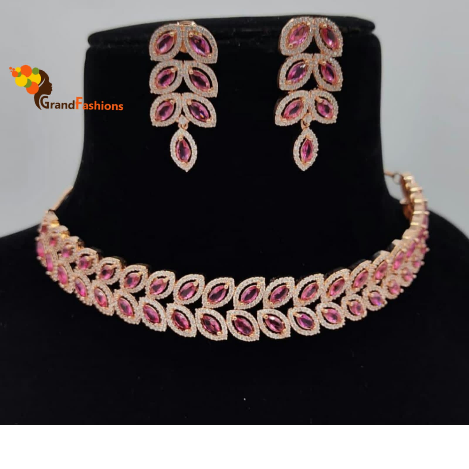 Queen Alexis Premium Luxury Necklace Set with Gemstones