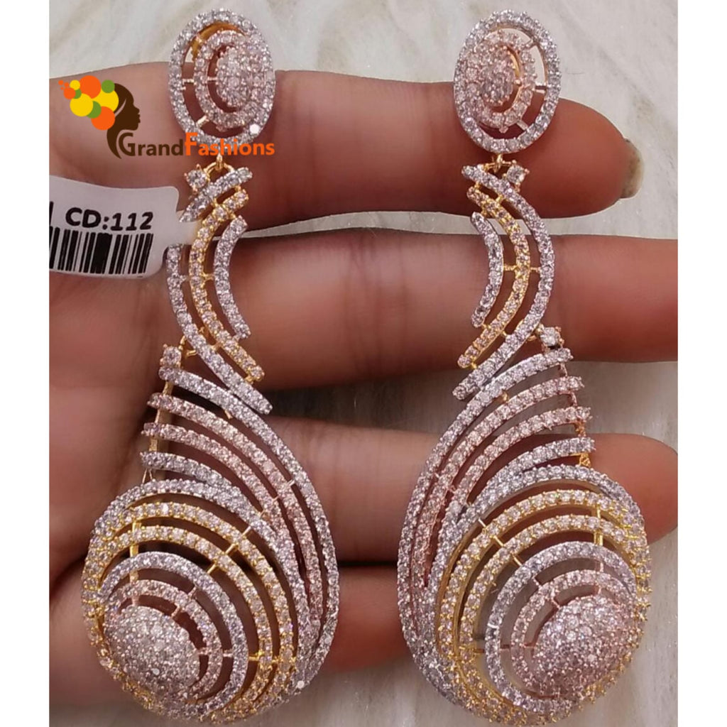 Queen Gabrielle Premium Luxury Stone Earrings