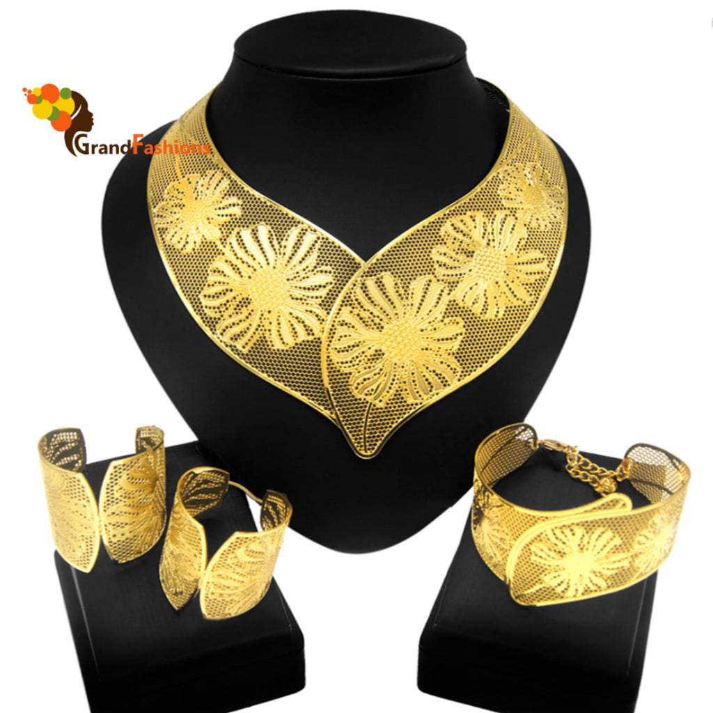Queen Khadi Premium Choka Necklace Set