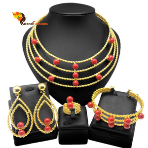 Queen Precious Premium Gold Necklace Set