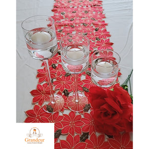 Set of Three Steamed Glass Candle Holder