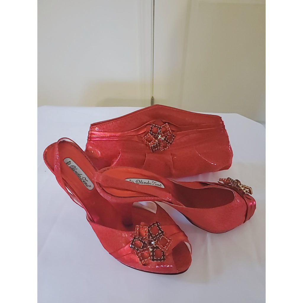 Queen Ama Italian Shoe & Bag Set