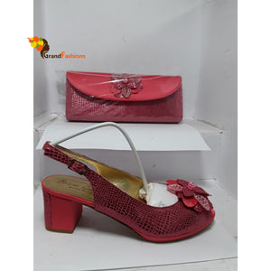Queen Renee Womens Italian & Bag Shoe Set