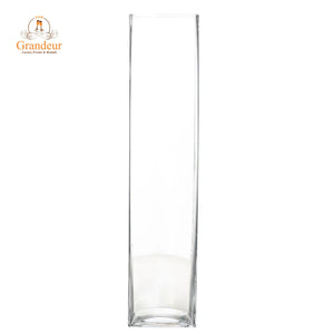 Square Cylinder Glass Vase
