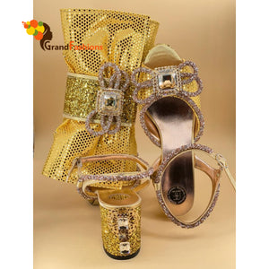 Queen Shandy Women's Italian Luxury Customizable Shoe & Bag Set