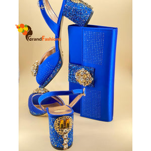 Queen Sadie Women's Italian Luxury Customizable Shoe & Bag Set
