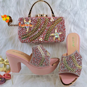Queen Ayla Women's Premium Sandal & Purse Set