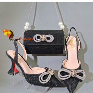 Queen Geraldine Women's Premium Shoe & Bag Set
