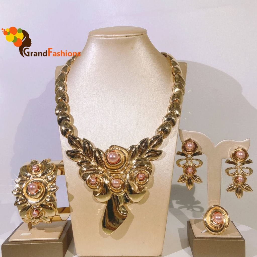 Queen Eze Premium Womens Jewelry Set with Gemstome