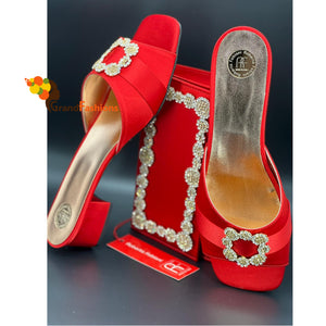Queen Lade Womens Italian Sandal Set