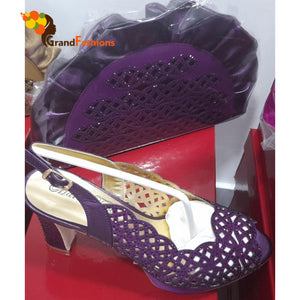 Queen Ross Womens Italian Shoe & Bag Set
