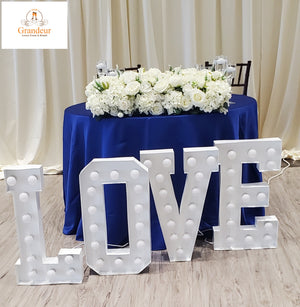 Large Marquee LOVE Light Up Letters