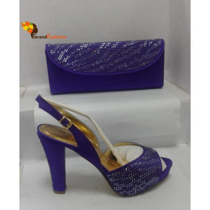 Queen Hadiza Women's Italian Luxury Shoe & Bag Set