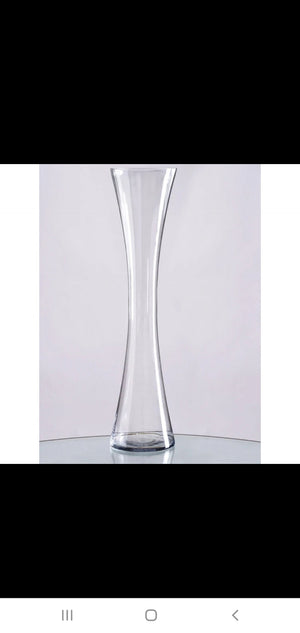 24" Hour Glass Vase